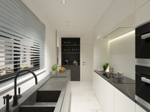 Te Koop - appartementen Martinushof De Klinge - keuken SieMatic