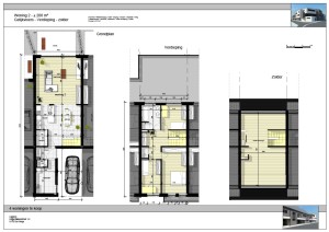 Plan moderne woning project Hogenakker, 9170 De Klinge