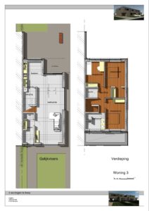 Plan rechter woning